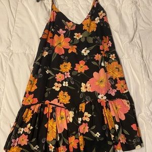 Dark Floral Boutique Dress